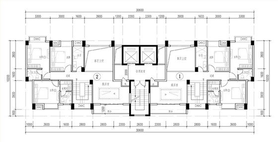 住宅建筑设计户型图