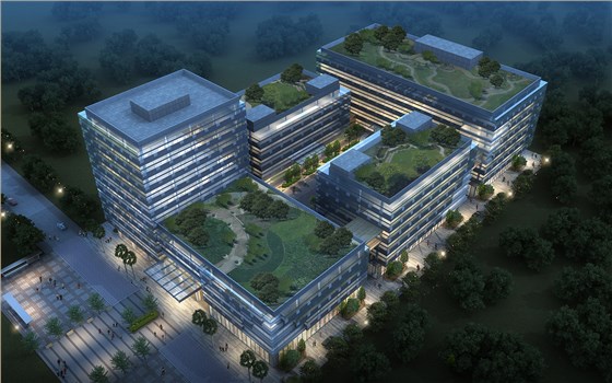 电子公司总部产业园规划设计案例1