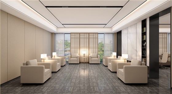 电子厂办公楼装修设计案例5