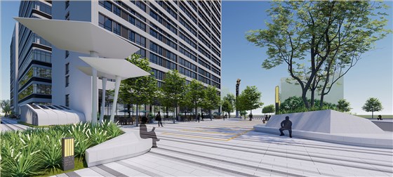 科技园景观设计案例1