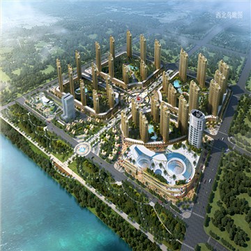 河南嵩县城市综合体城市规划