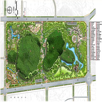 柳州市马鹿山公园景观规划方案设计方案