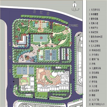 静福广场景观设计