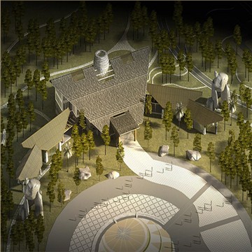 柳州马鹿山奇石休闲公园奇石展览三号馆