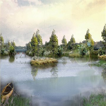 洪梅镇梅沙村湿地公园规划设计