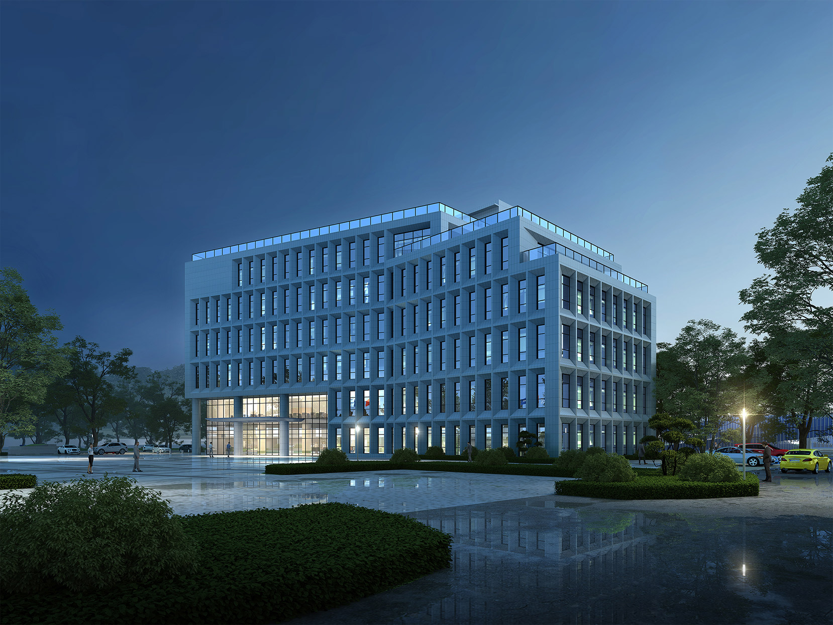 集团公司办公生活区规划设计案例5