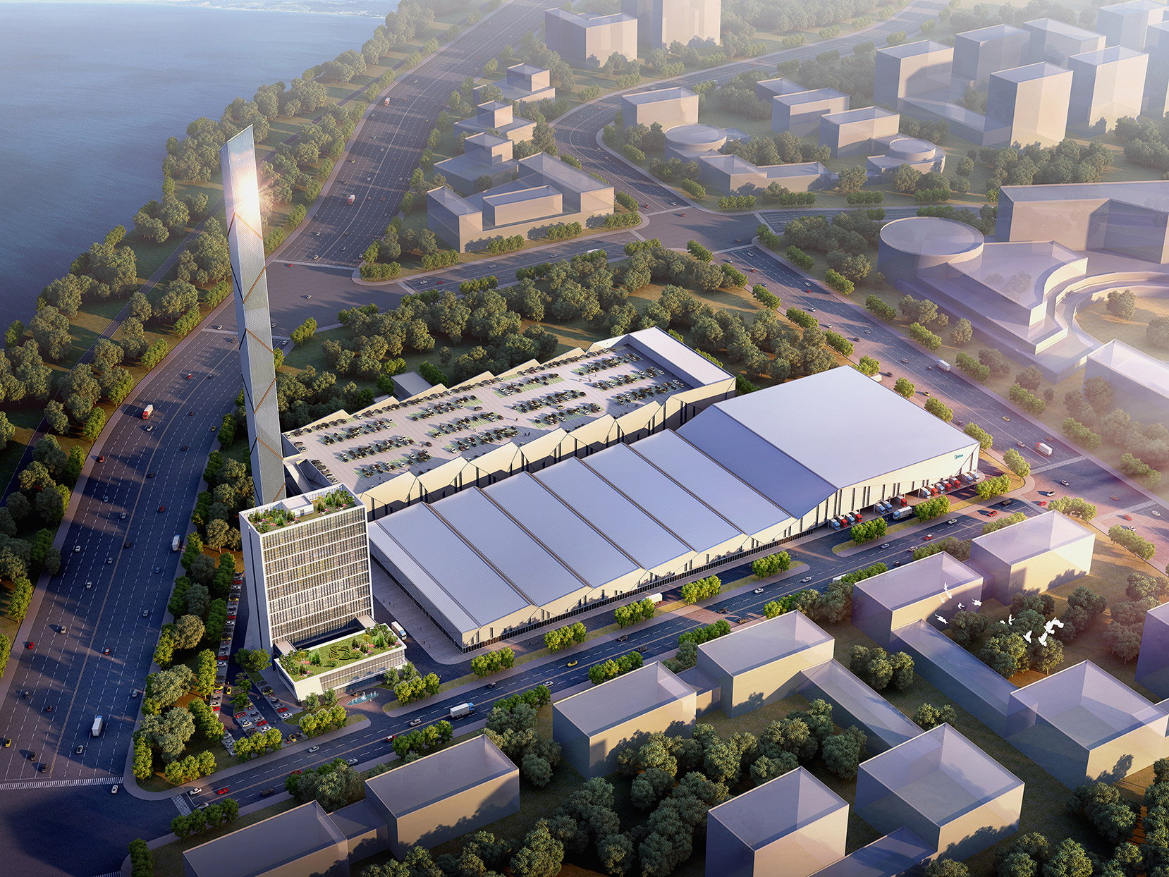 电梯厂厂房设计案例1