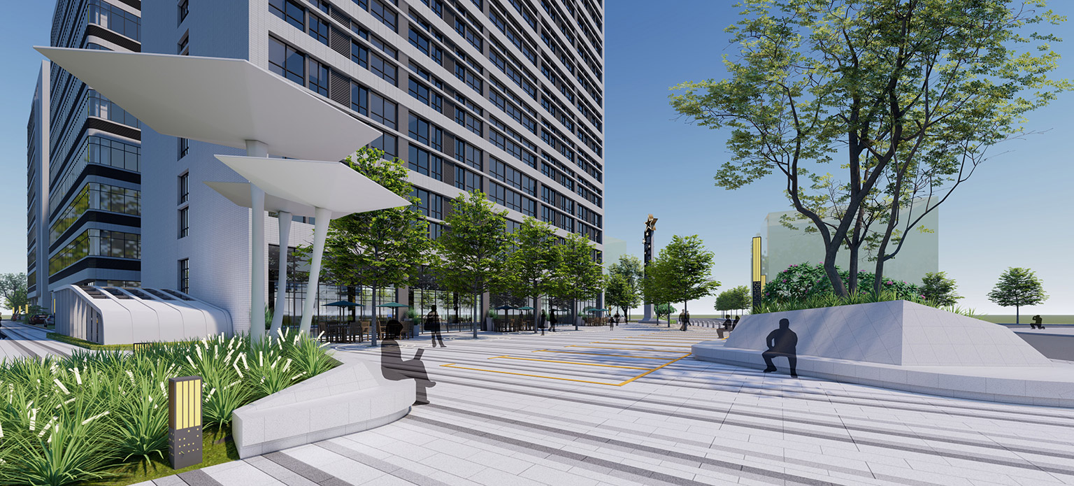 科技园景观设计案例1